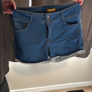 Wax Jean Blue Jean Shorts